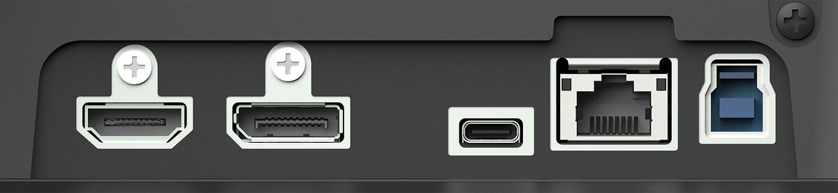 Anschlüsse der EIZO Monitore ColorEdge CG2700S und CG2700X 