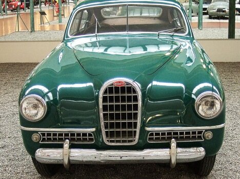 Bugatti Type 57 SC Coach Worblaufen 1937, Ghia-Aigle 1952.JPG