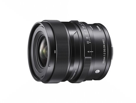 Produktbild schräg seitlich: SIGMA 20mm F2 DG DN | Contemporary Produktbild schräg seitlich: SIGMA 20mm F2 DG DN | Contemporary