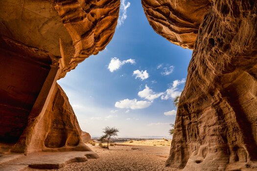 Felsformation in AlUla