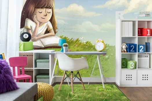 Beispiel für eine Fototapete im Kinderzimmer