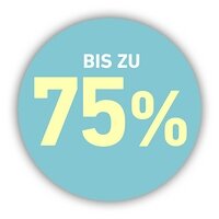 Grafik 75% Rabatt