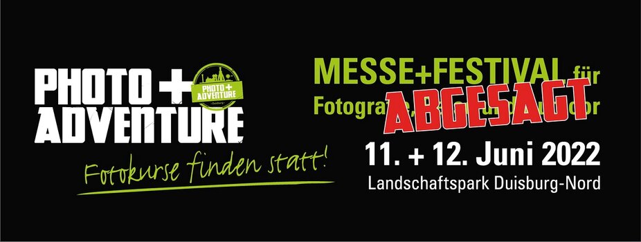 Grafik: Photo+Adventure 2022 abgesagt