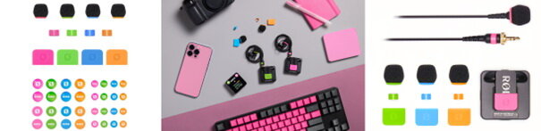 3 Produktbilder nebeneinander: RØDE COLORS 3