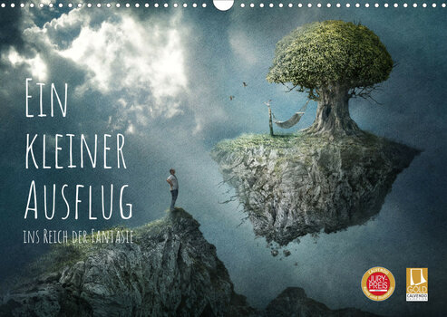 Deckblatt des Kalenders Ein kleiner Ausflug ins Reich der Fantasie von Brigitte Kuckenberg-Wagner Deckblatt des Kalenders Ein kleiner Ausflug ins Reich der Fantasie von Brigitte Kuckenberg-Wagner
