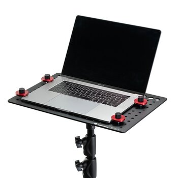 Produktbild: Laptop steht auf dem TetherGear Laptop Deck