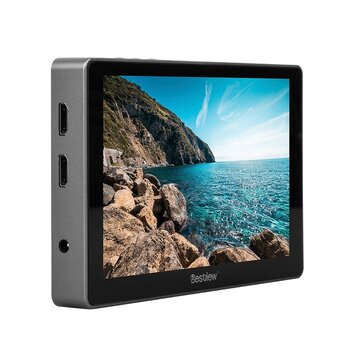 Produktbild: Desview Kamera-Monitor schräg von vorne Produktbild: Desview Kamera-Monitor schräg von vorne