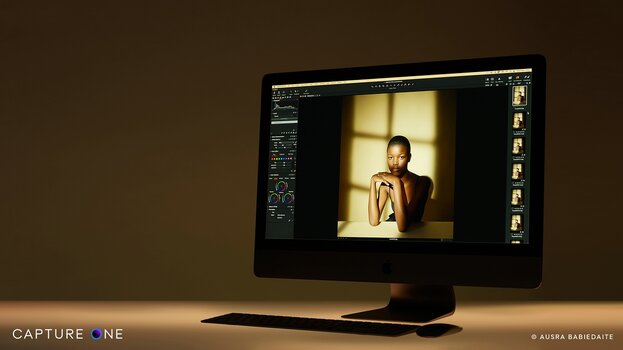 Monitor mit geöffnetem Capture One Pro V22 Monitor mit geöffnetem Capture One Pro V22