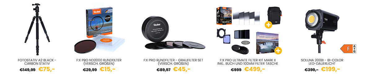 5 rabattierte Produkte von Rollei 5 rabattierte Produkte von Rollei