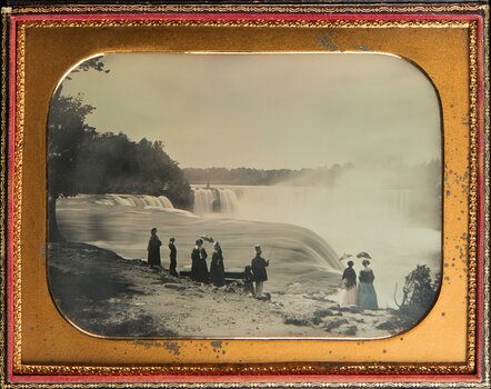 Platt D. Babbitt, Niagara-Fälle, um 1853, Daguerreotypie © Collection H.G