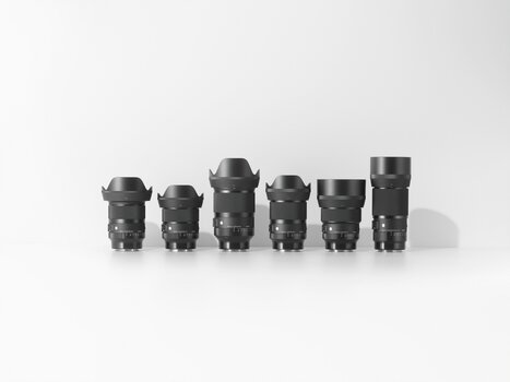 Familienfoto: Alle SIGMA DG DN ART Prime Objektive Familienfoto: Alle SIGMA DG DN ART Prime Objektive