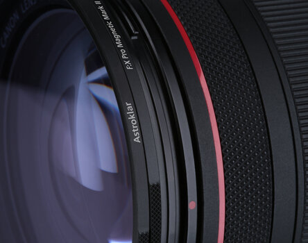 Detailbild des F:X Pro Magnetischen Astroklar-Filter Mark II an einem Objektiv
