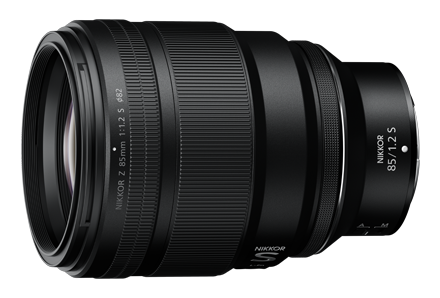 NIKKOR Z 85 mm 1:1,2 S seitliche Aufnahme