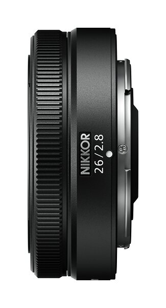 NIKKOR Z 26 mm f/2,8 seitlich