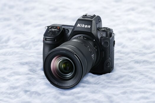 Nikon Z 8 liegt im Schnee