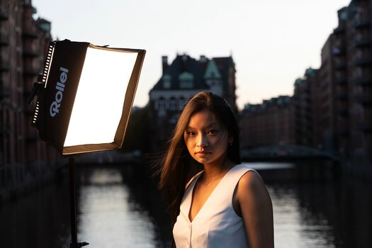  VIBE 900 Softbox von Rollei im Einsatz