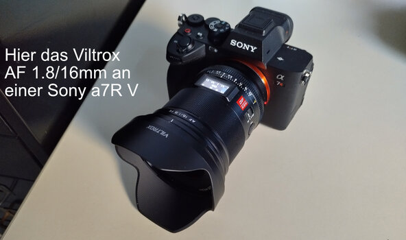 Viltrox AF 1.8/16mm an Sony a7R V