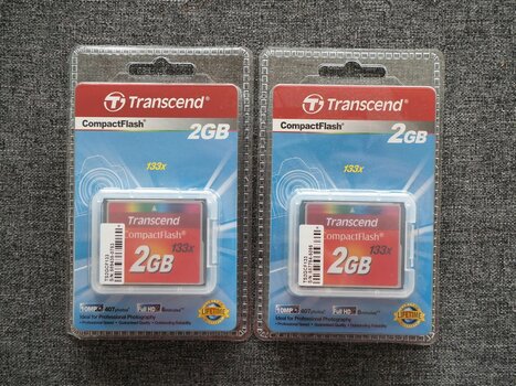RESERVIERT 2 x CF-Karten von Transcend - Originalverpackt und somit Neuwertig