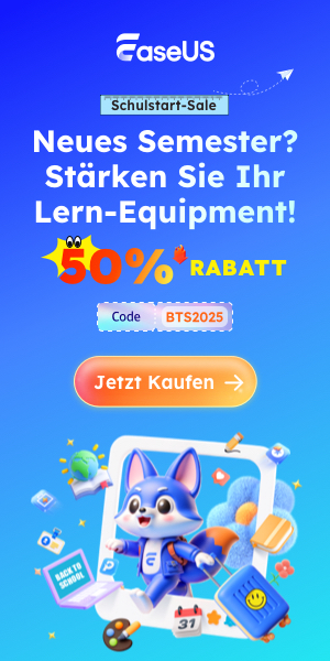EaseUs: zum Schulstart bis zu 50% Rabatt