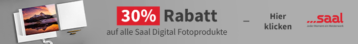 30% bei Saal Digital - nur bei uns!