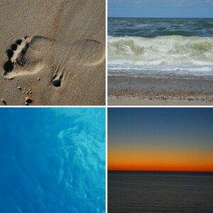 Strand und Wasser