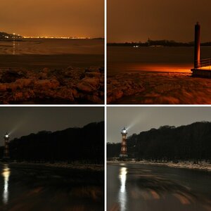 Elbe bei Nacht