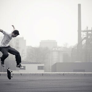 Skateboarding