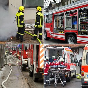 Alarmübung der Feuerwehr in Bad Feilnbach
