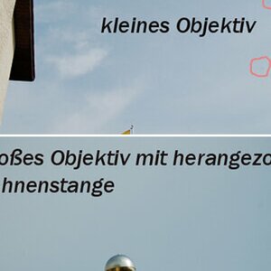 Flecken auf dem Bild
