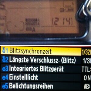 Fehler r12 und Belichtungszeit