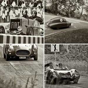 Mille Miglia 2013 in schwarz/weiss