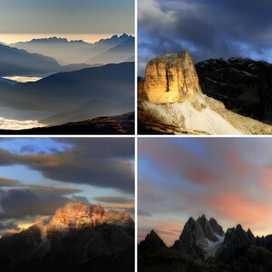 Berge im Licht