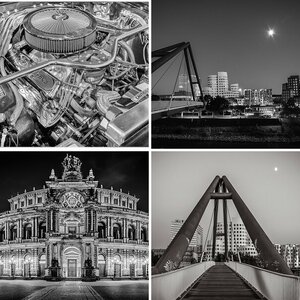 Diverses "monochrom"