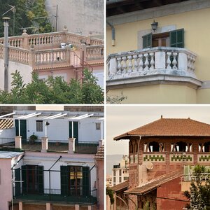 Balkone, Loggien, Dachgärten