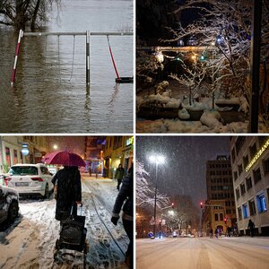 Schnee in Köln