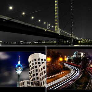 Düsseldorf bei Nacht