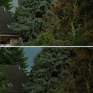 Unwetter - davor / während /danach