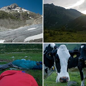 Rohnegletscher und Umgebung