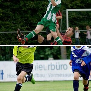 Fussball erste Versuche