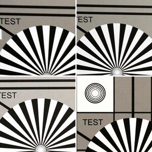 Testchart (Blende 8, 105mm)