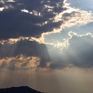 Beim Spotten in Kloten - Wolken im Anmarsch