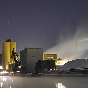 Hafen Hamm im Winter