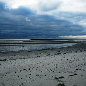 Borkum: Unwetterstimmung am Südstrand/Ronde Plate (MHX 6909AKx)