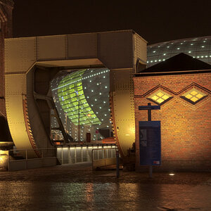 Klappbrücke Bremerhaven am Klimahaus