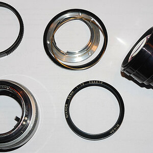 MF Nikkor 50mm 1:1,2
zur Reparatur und Reinigung zerlegt