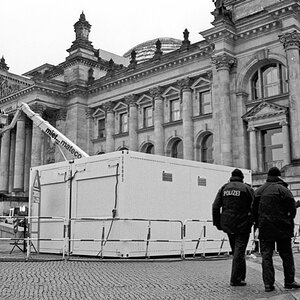 Weihnachtsbaumpflanzung am Reichstag, 2010