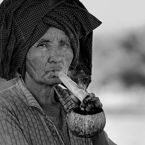Cheroot-Rauchering