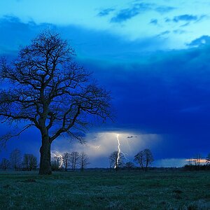 Blitz zur blauen Stunde