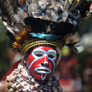 Ius Meri - Mann auf dem Mount Hagen Festival