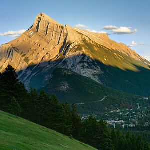 DSC4906 7 8 9 fusion NF-F
Banff und Mount Rundle, von der St. Norquay Road
Banff NP